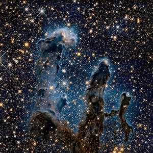Sometimes... there’s more than meets the eye. 👀 Swipe to reveal two very different takes on an iconic image. ⁣
⁣
In the first image, researchers revisited one of @NASAHubble's most popular sights: the Eagle Nebula’s Pillars of Creation. Here, the pillars are seen in infrared light, which pierces through obscuring dust and gas and unveil a more unfamiliar — but just as amazing — view of the pillars. ⁣
⁣
The entire frame is peppered with bright stars and baby stars are revealed being formed within the pillars themselves. Swipe left to view the same image in visible light.⁣
⁣
Image Credit: NASA, ESA/Hubble and the Hubble Heritage Team⁣
⁣
#NASA #PillarsOfCreation #Suprises #Swipe #Universe⁣